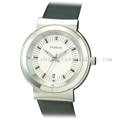 Shiny silver Classic Watch