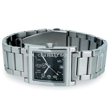 shiny silver Classic Watch