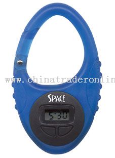 Simple function LCD Clip Watch from China