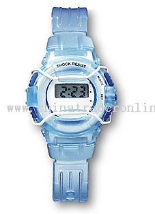 LCD Plastic Watch from China