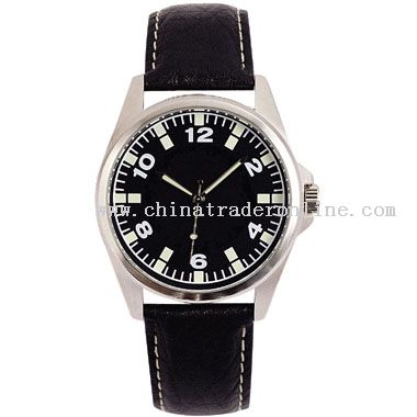 Brushed silver Gents Watch from China