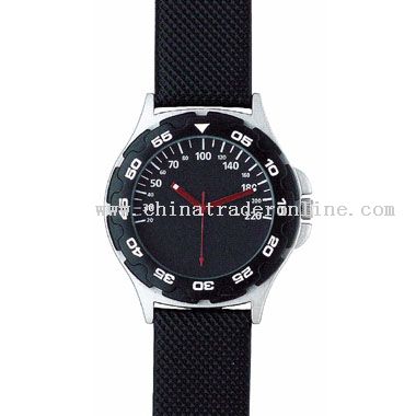 matte silver Gents Watch