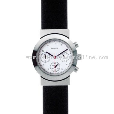matte silver Gents watch from China