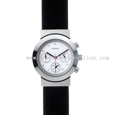 matte silver Gents watch