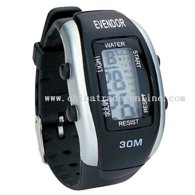 black Plastic Watch from China