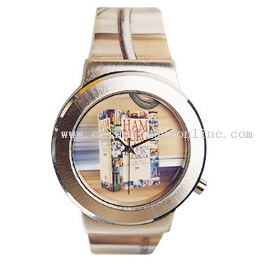 Brushed silver Promotional Watch from China