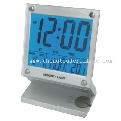 Calendar & Clock With El Light from China