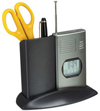 penholder calendar& FM radio from China