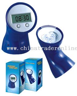 CLOCK ALARM TORCH