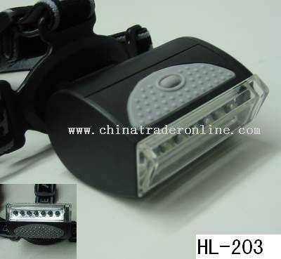 7LEDs Headlamp Pressing Key from China