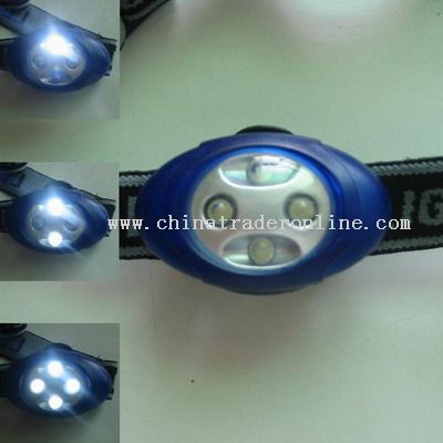 New Model 4LEDs Headlamp Pressing Key from China