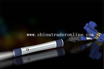super White LED Torch with lanyard from China