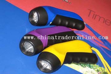 Two light environmental protection flashlight