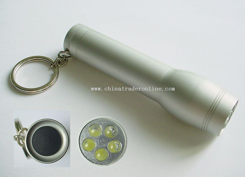 LED MINI FLASHLIGHT WITH KEYCHAIN