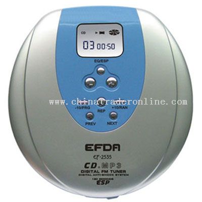 PORTABLE CD/MP3 PLAYER from China