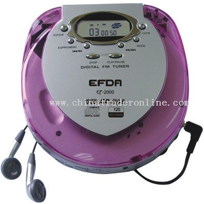 PORTABLE VCD/CD/MP3 WITH DIGITAL FM RADIO from China