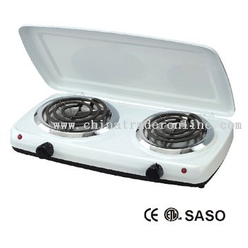 Electric Double Stove with Lid