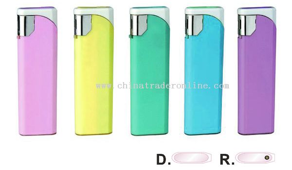 Solid Five Colors Electronic Lighter from China