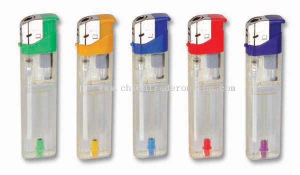 Transparent Gas Tank,Colorful base electronic lighters from China