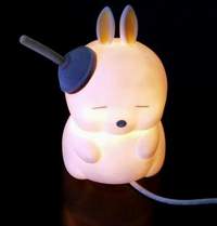 Medium rabbit with bar lamp from China