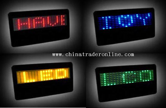 LED NAME CARD