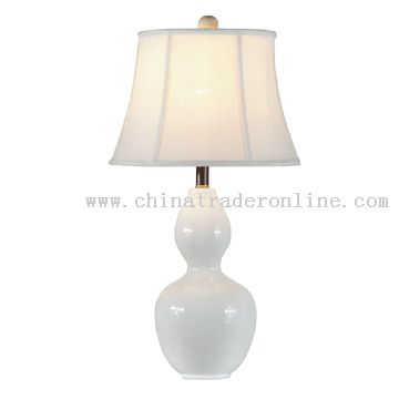 Cucurbit Ceramic Table Lamp from China