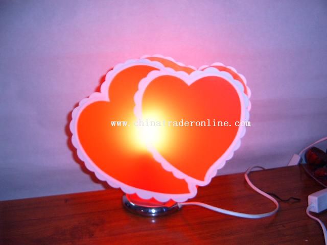 Desk lamp of the love