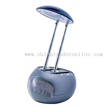 LED READING LAMP WITH CLOCK