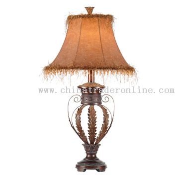 Metal and Resin Combination Table Lamp from China