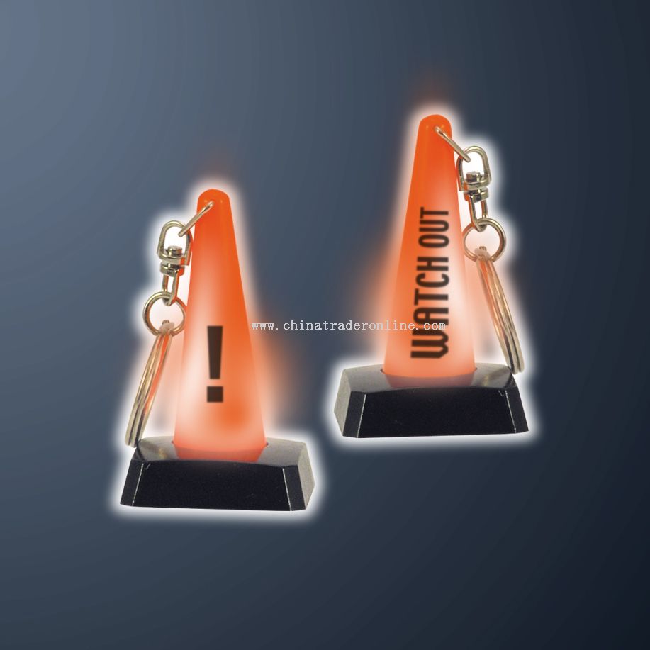 Flashing Safty Cone with or without Keychain from China