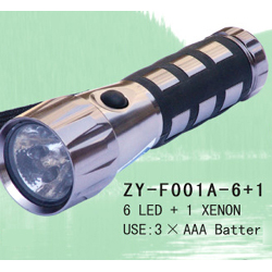 6 LEDs flashlight