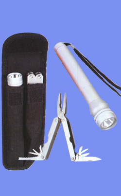 flashlights with pouch set