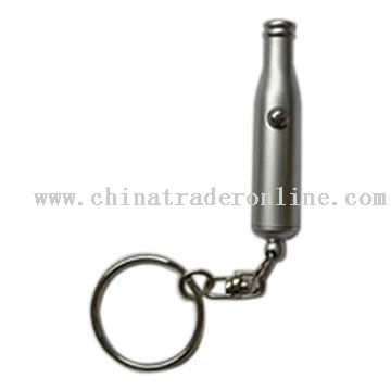  Metal LED Torch with Key Chain 