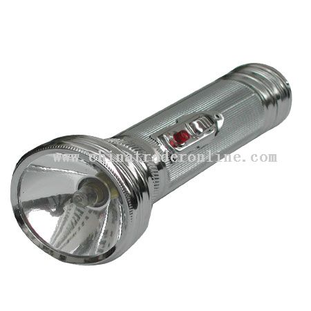 ferrous flashlight(vertical lines)  from China