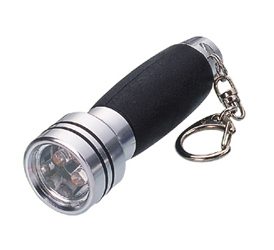 led decoration flashlight with keychain from China