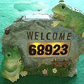 SOLAR FROG HOUSE NUMBER from China