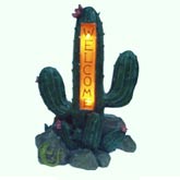 Solar Cactus Welcome Light