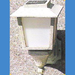 lantern solar resin garden lamp