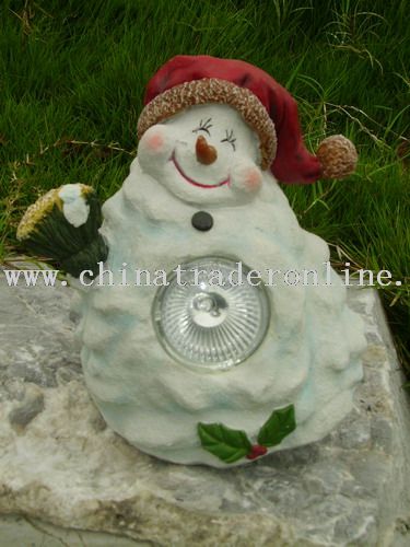 christmas solar garden lamp