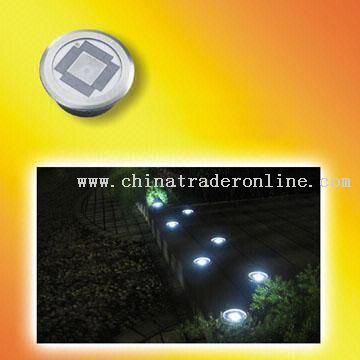 1W Solar In-ground Light with One Bright White LED Light from China