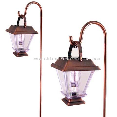 2 Stainless Steel, Copper Coated Solar Lawn Light