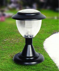 ABS SOLAR PILLAR LAMP from China