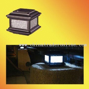 Solar Post Cap Lamp with Aluminum Housing from China