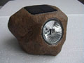 solar poly stone lights from China
