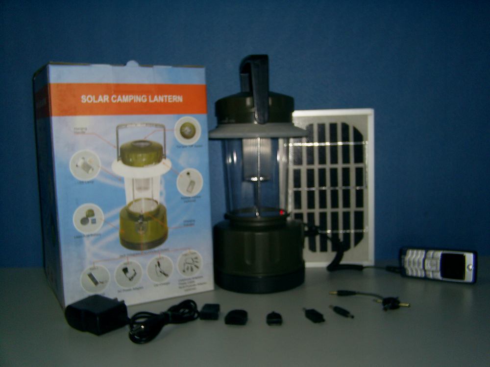 led solar camping lantern from China