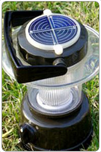 led solar camping lantern