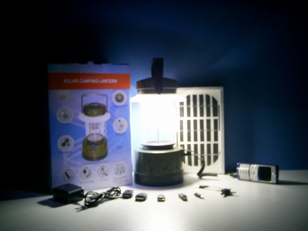 solar camping lantern