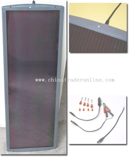 12W 12V Solar Battery Charger Kit from China