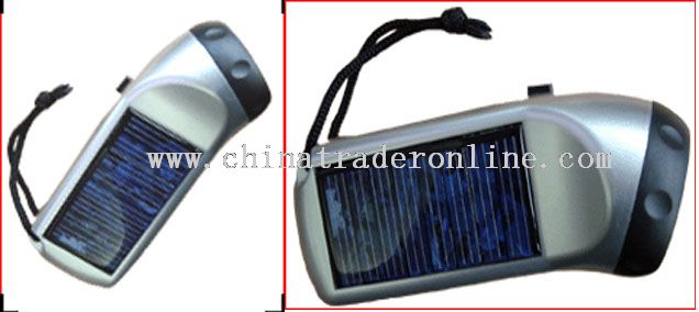 solar light torch from China