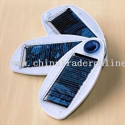 solar ipod + phone charger from China